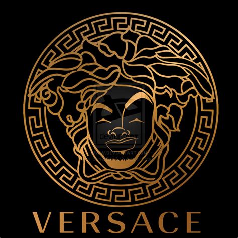 versace black logo